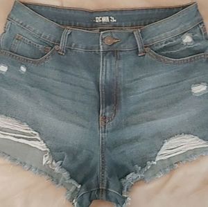 Rewash dark blue jean shorts